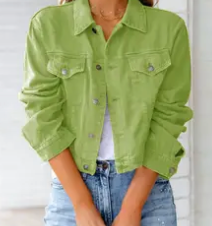 DENIM BUTTON JACKET