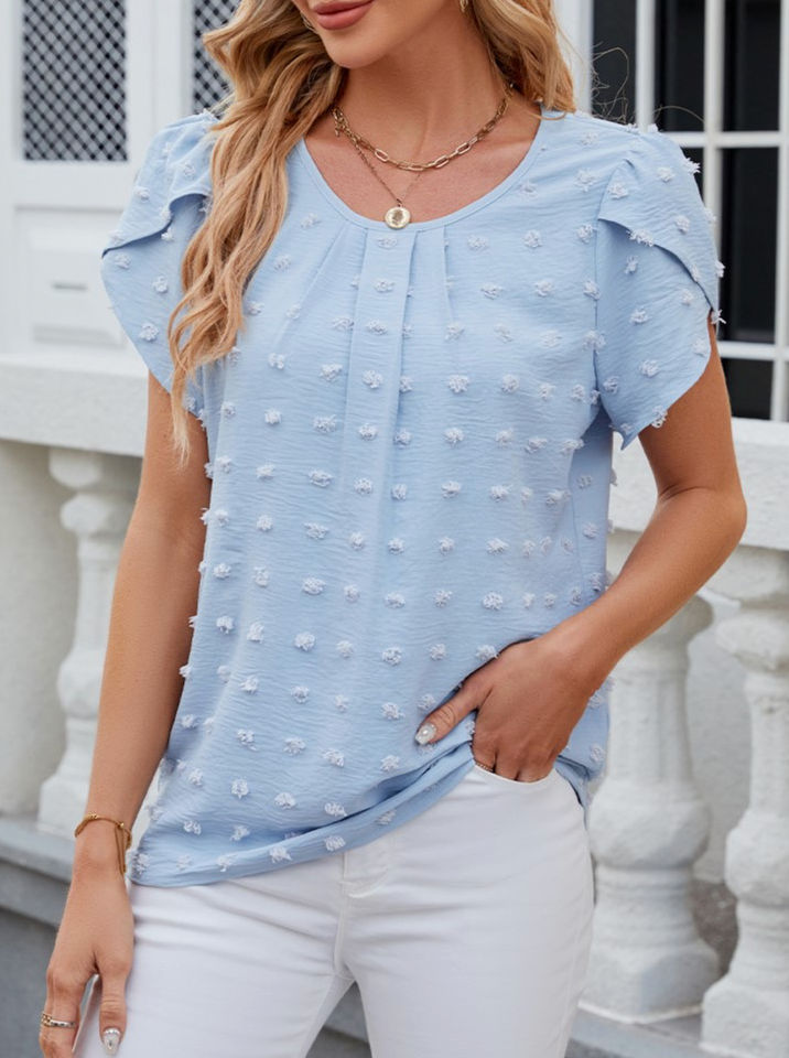 SWISS POLKA DOTS CHIFFON