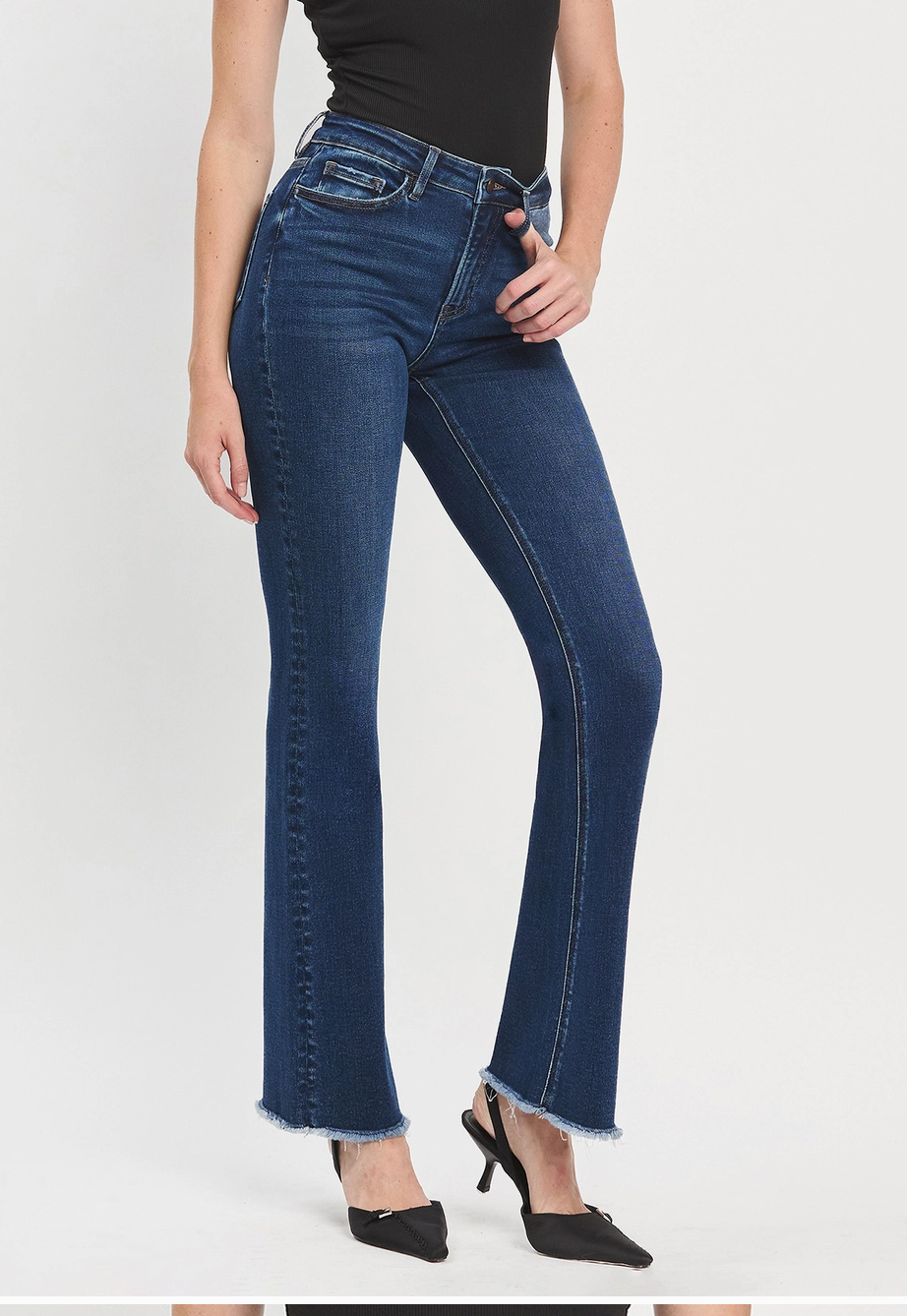 HR RAW HEM BOOTCUT