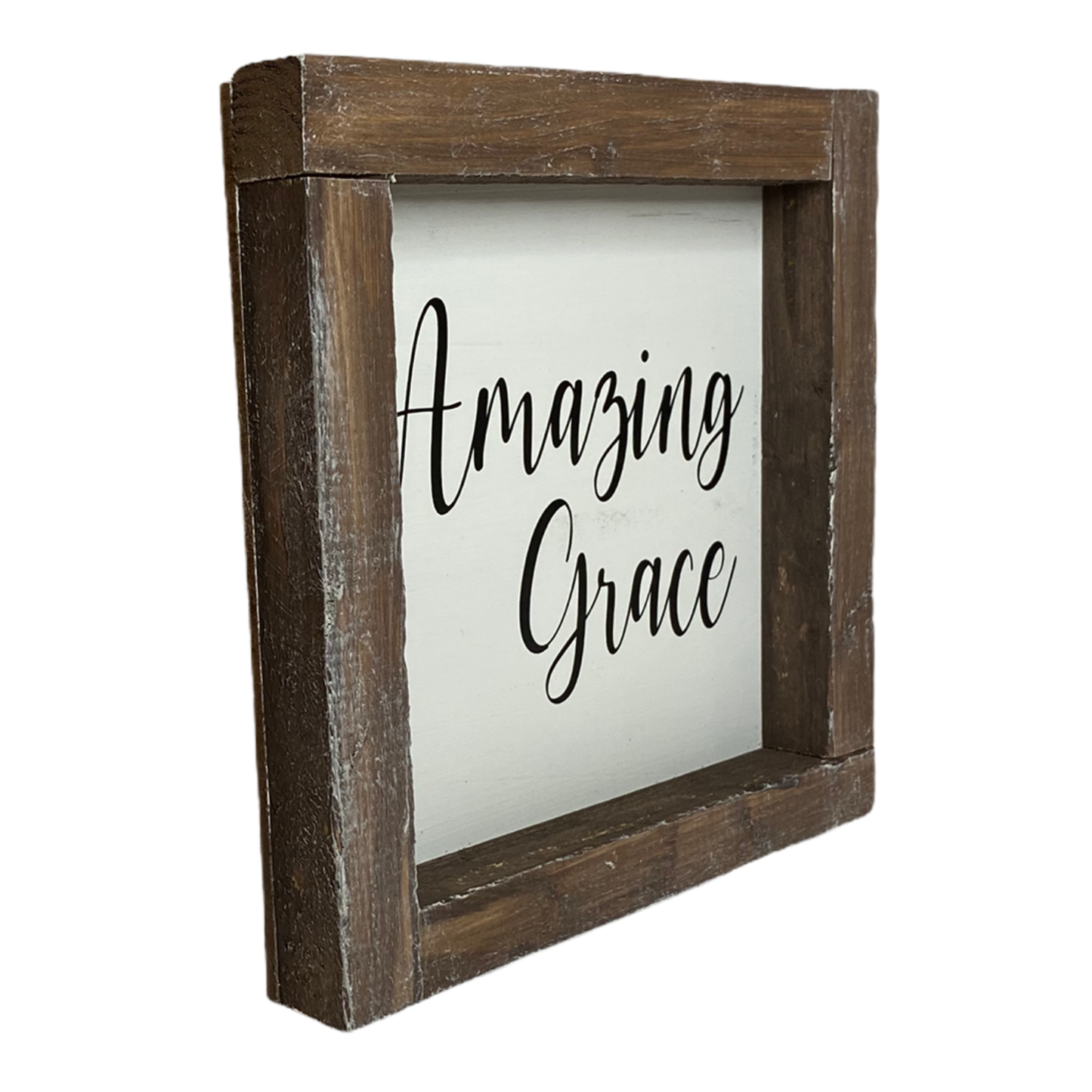 Amazing Grace Faith Frame Sign