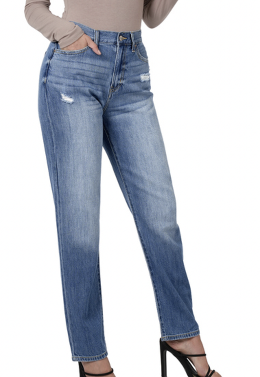 HIGH RISE MOM JEANS