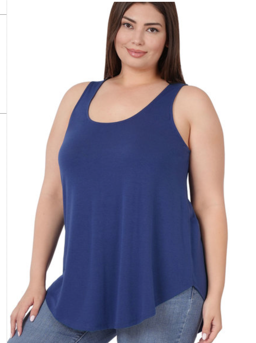 SLEEVELESS RD NECK/HEM