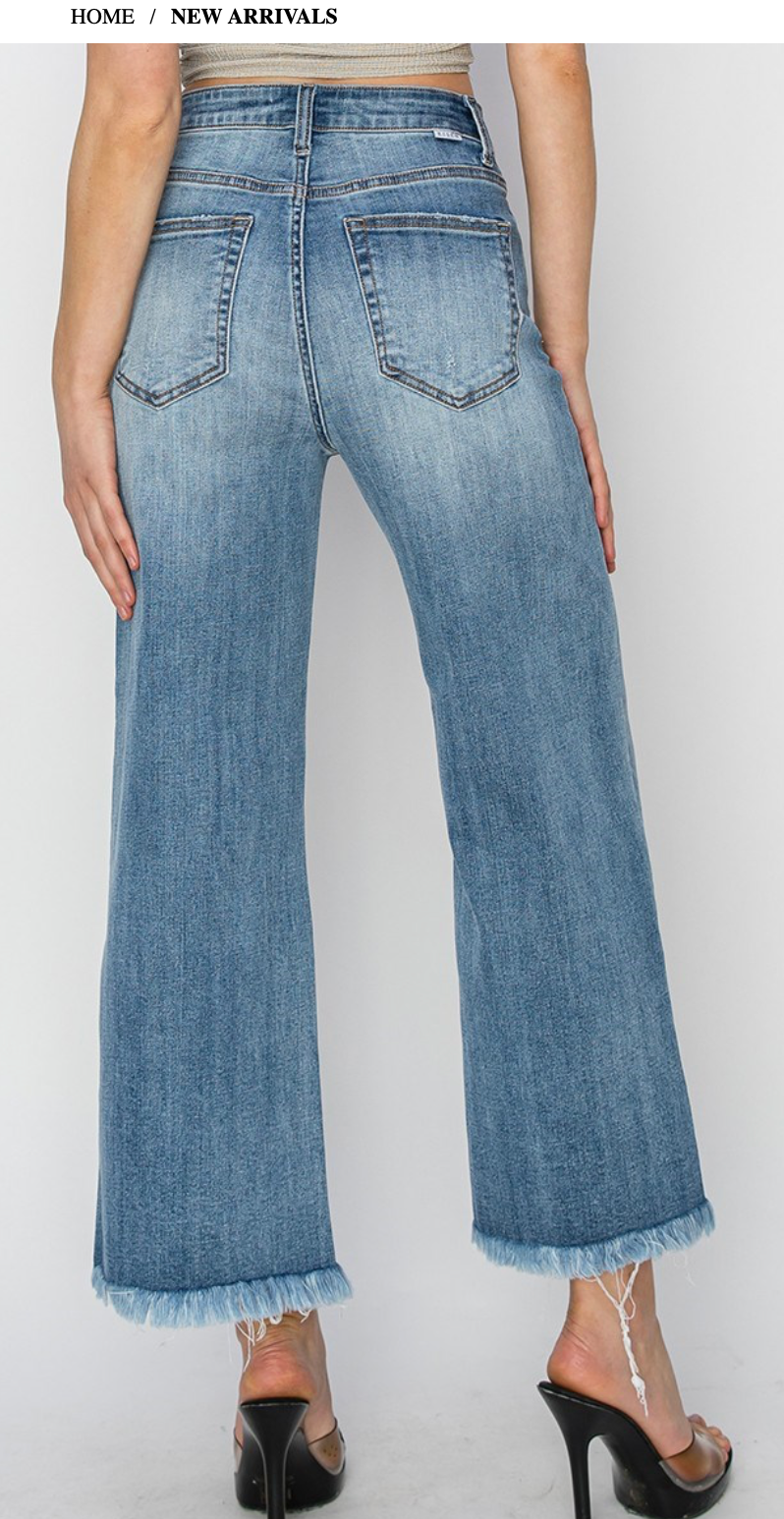 HR CROP FRAY WIDELEG