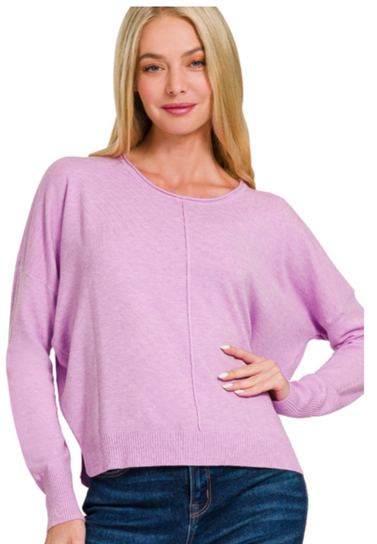 FRONT SEAM SWEATER
