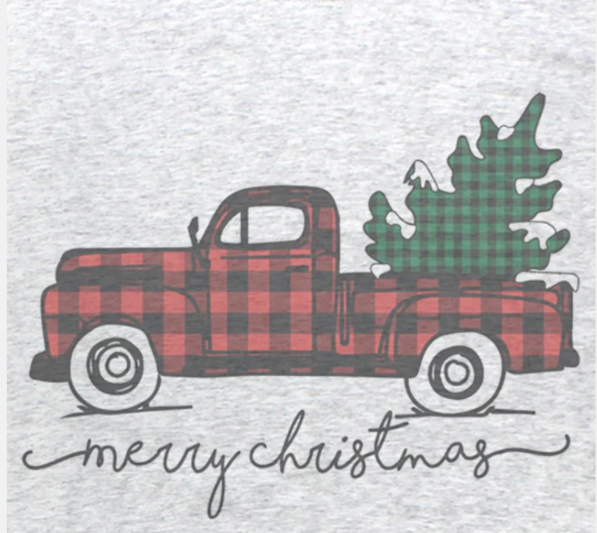 BUFF PLAID CHRISTMAS L/SLV