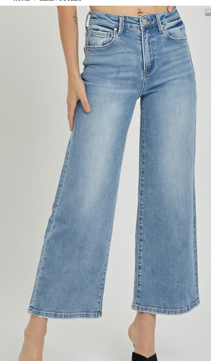 HR WIDE CROP JEAN