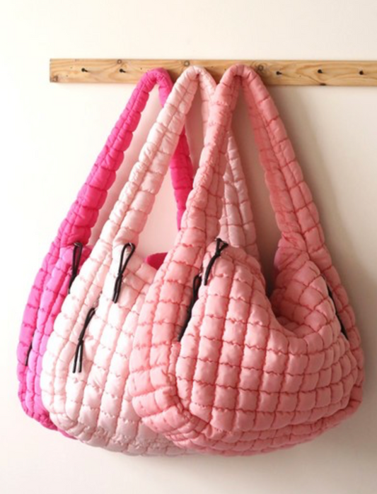 OVRSZD QUILTED CARRYALL BAG