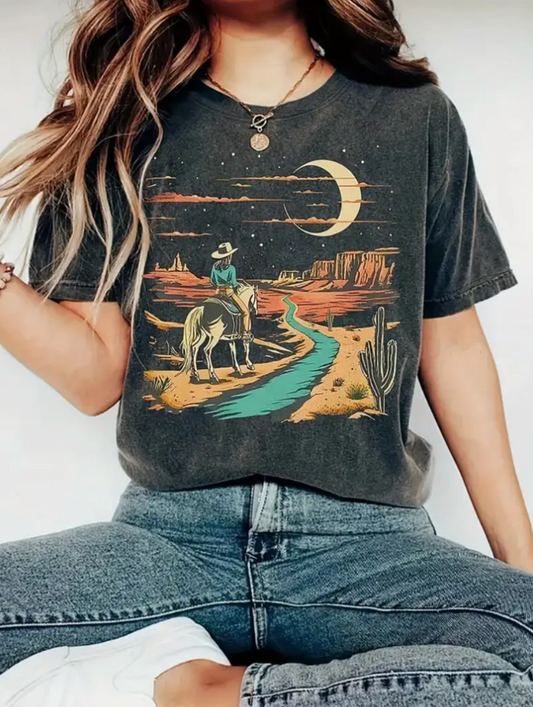 COWBOY TAKE ME AWAY TEE