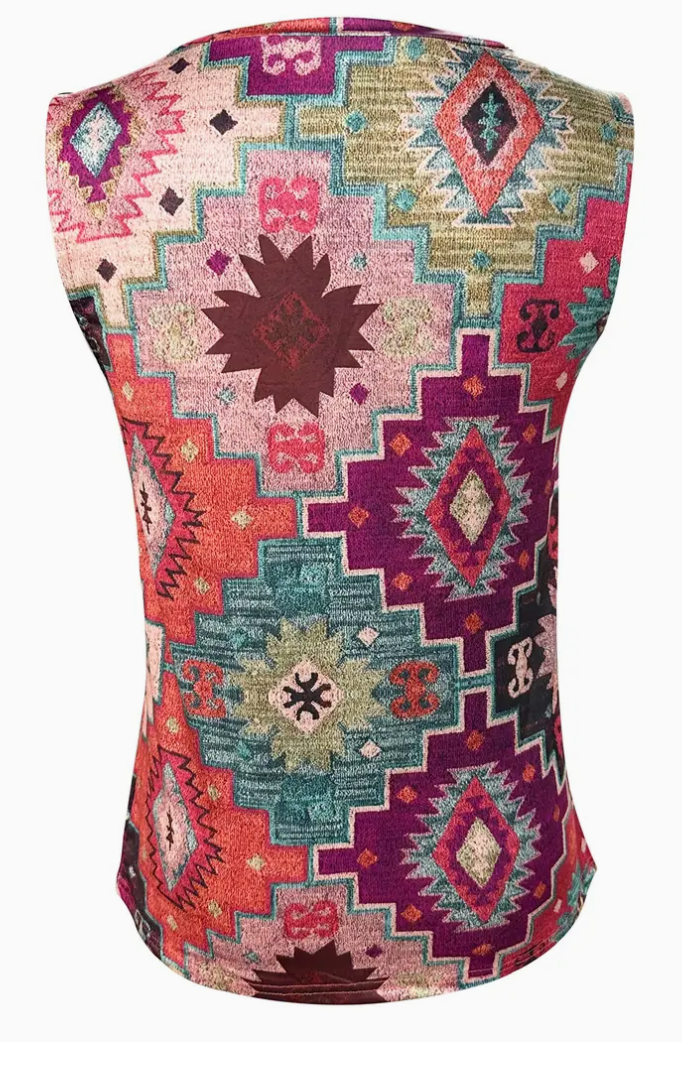VINT AZTEC CREW TANK