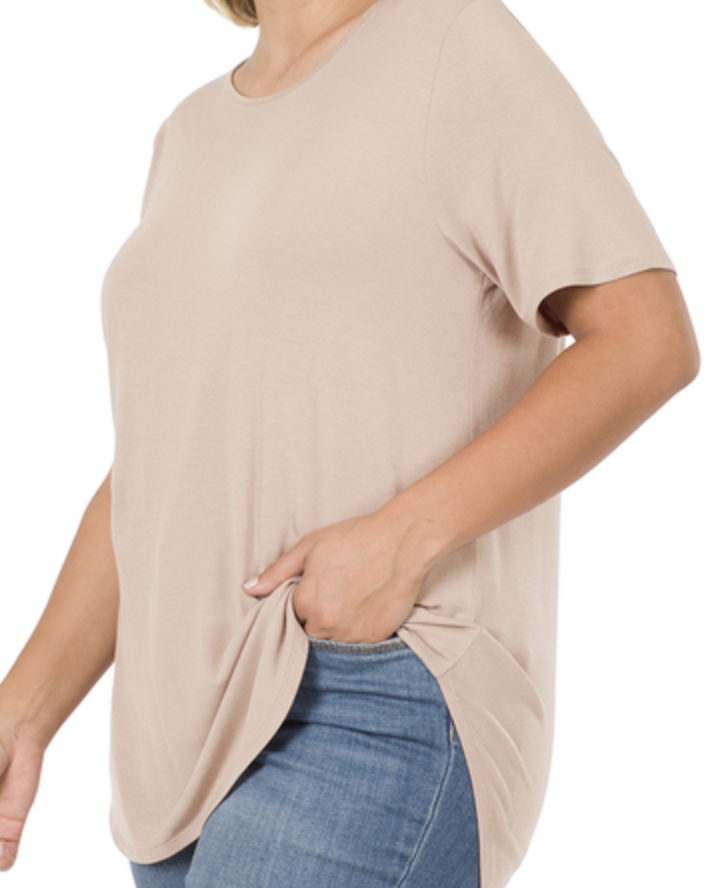 RD NECK H-ILO MOAL/SPANDEX TOP