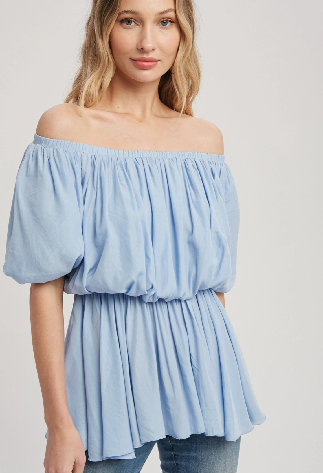 PEPLUM OFF THE SHOULDER