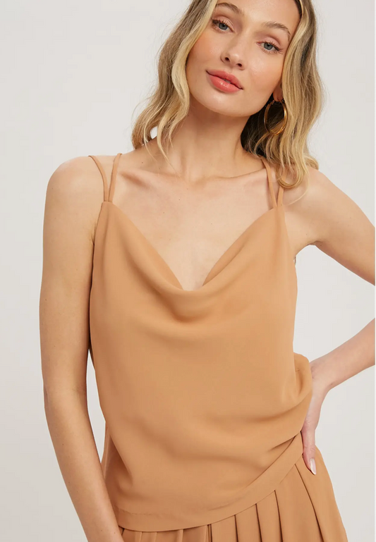 COWL NECK CAMI