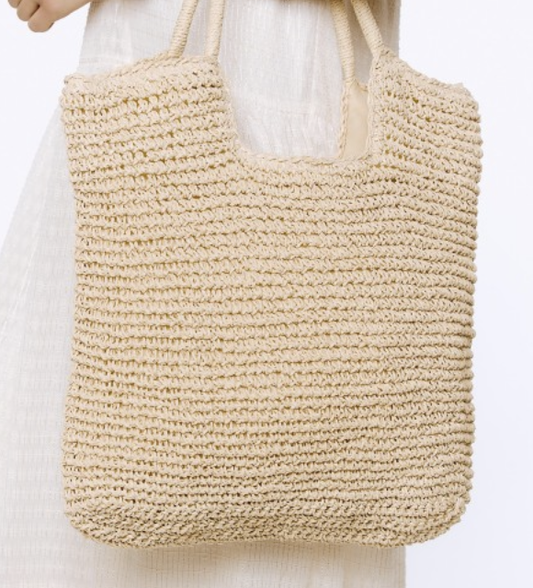 HOBO STRAW BAG-LG
