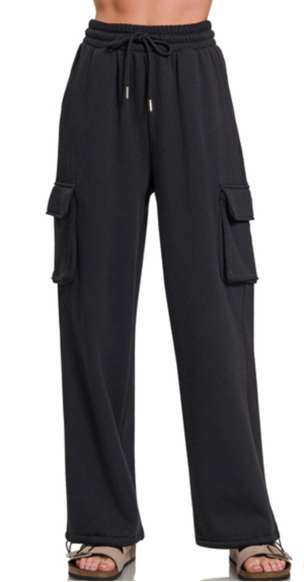 FLEECE CARGO SWEAT PANT