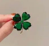 4 LEAF CLOVER BROOCH
