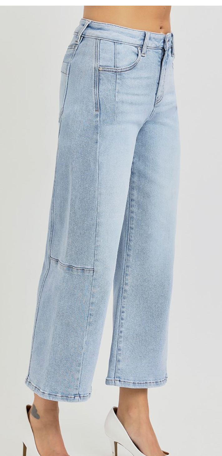 HR CROP WIDELEG SEAM DETAIL