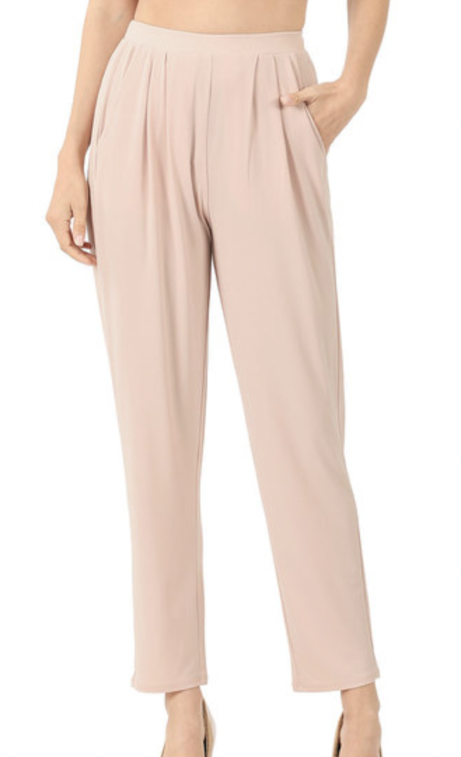 PLEATED  WAIST PANTS