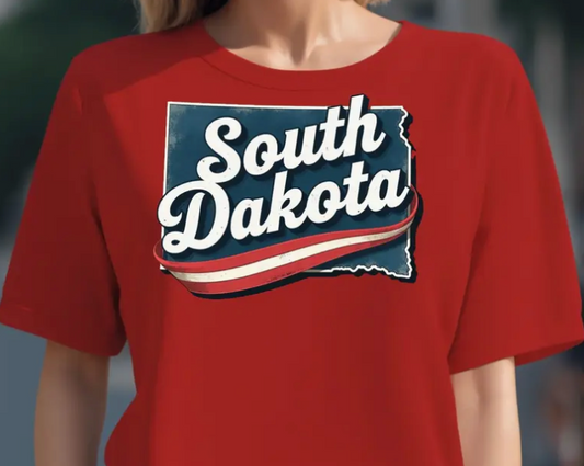 RETRO SOUTH DAKOTA TEE