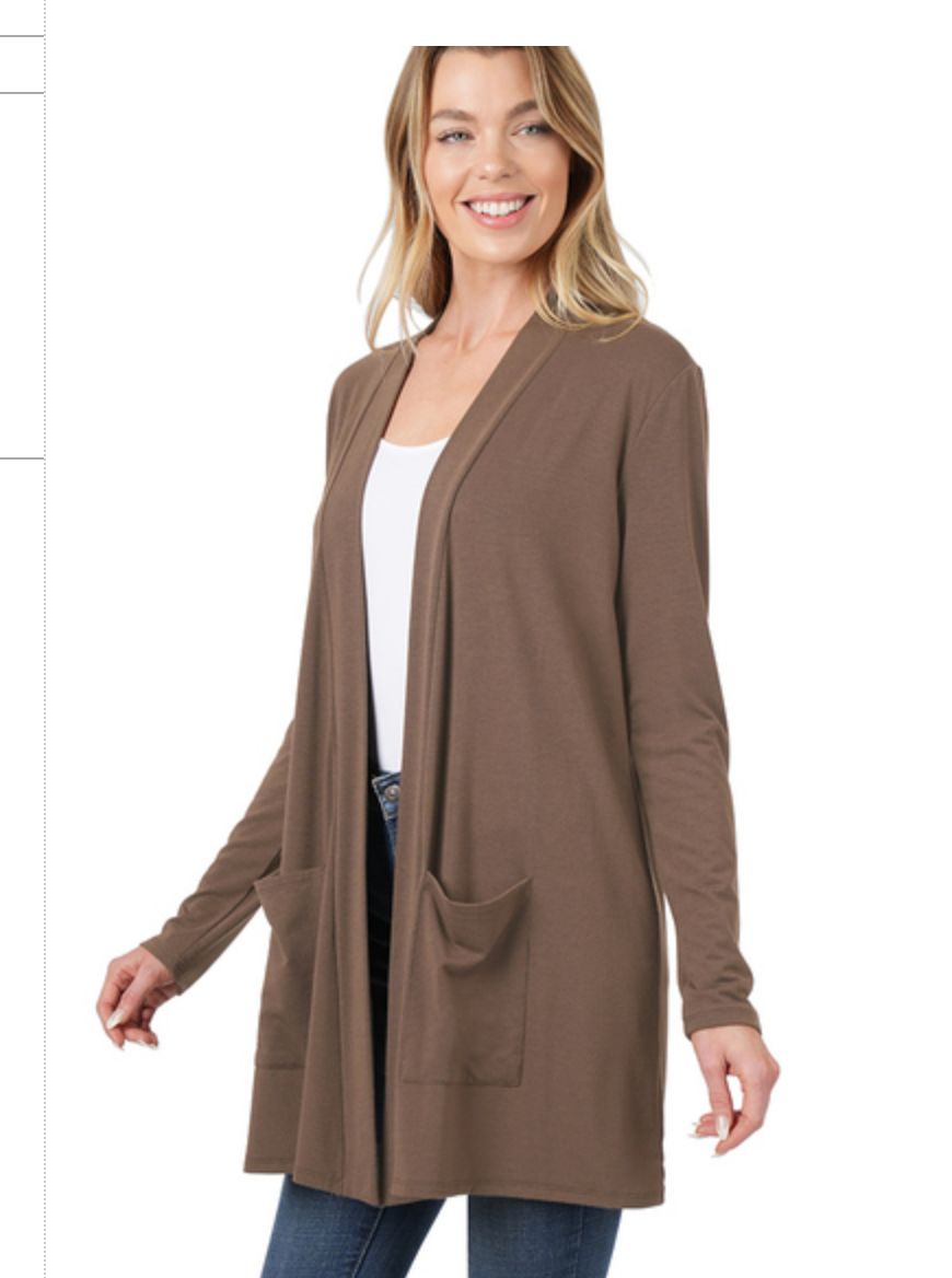 SLOUCHY POCKET CARDIGAN