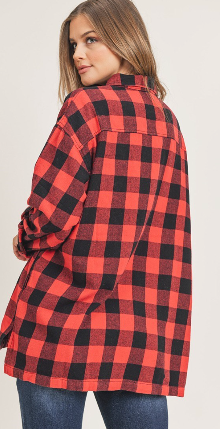 BUFFALO PLAID OVERSIZED