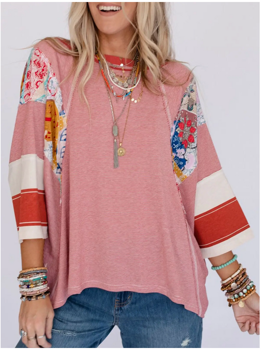 PATCH PULLOVER top
