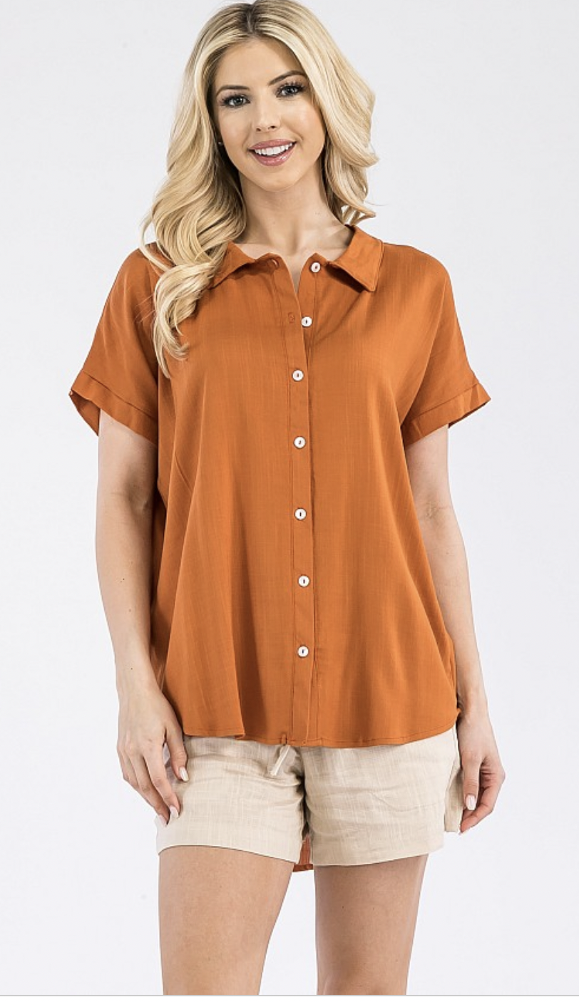 BUTTON DOWN SHORT SLV SHIRT