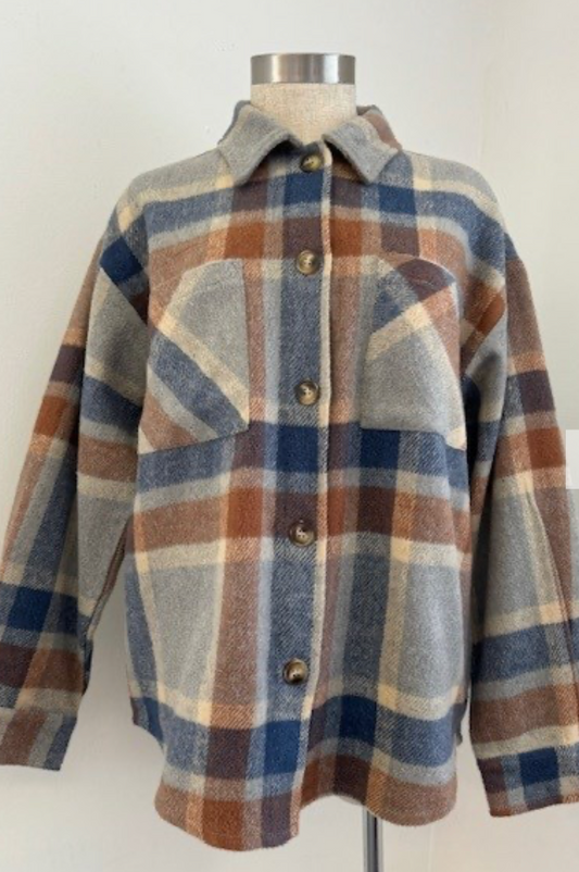 PLAID SHACKET