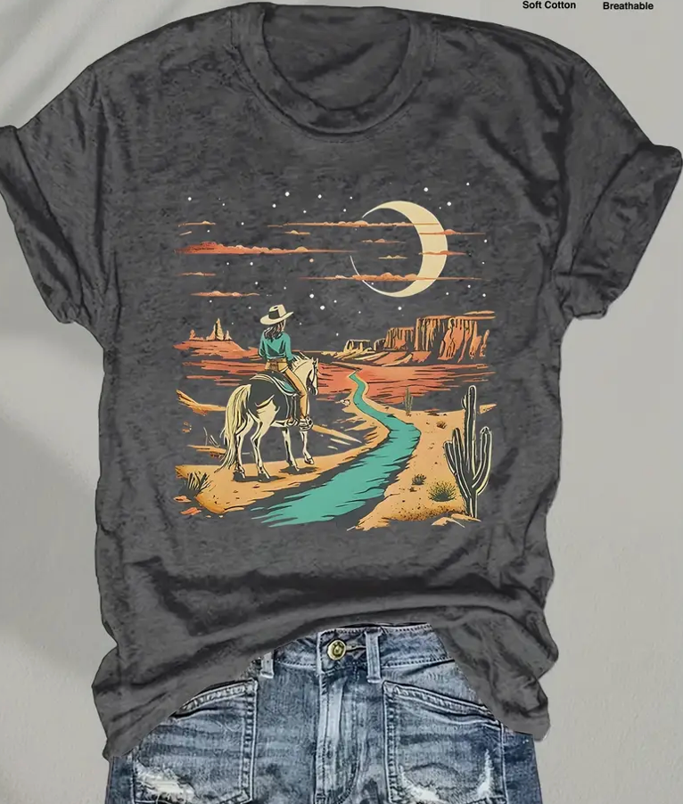 COWBOY TAKE ME AWAY TEE