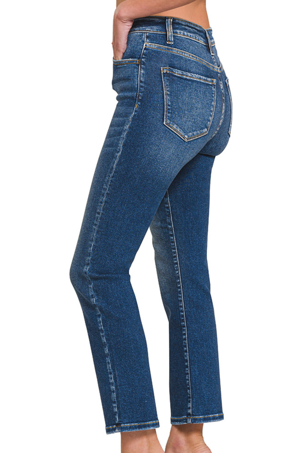 CROPPED BASIC DENIM