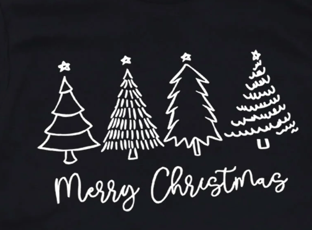 MERRY CHRISTMAS L/SLVTREE