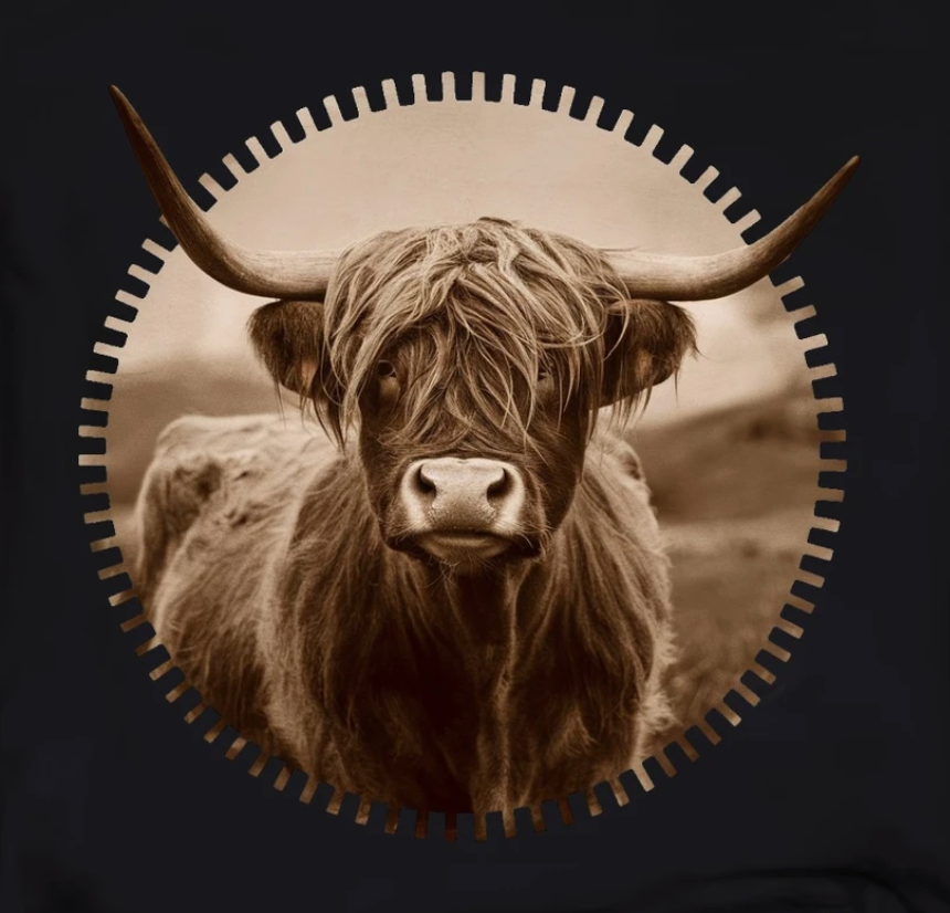 HIGHLAND COW TEE
