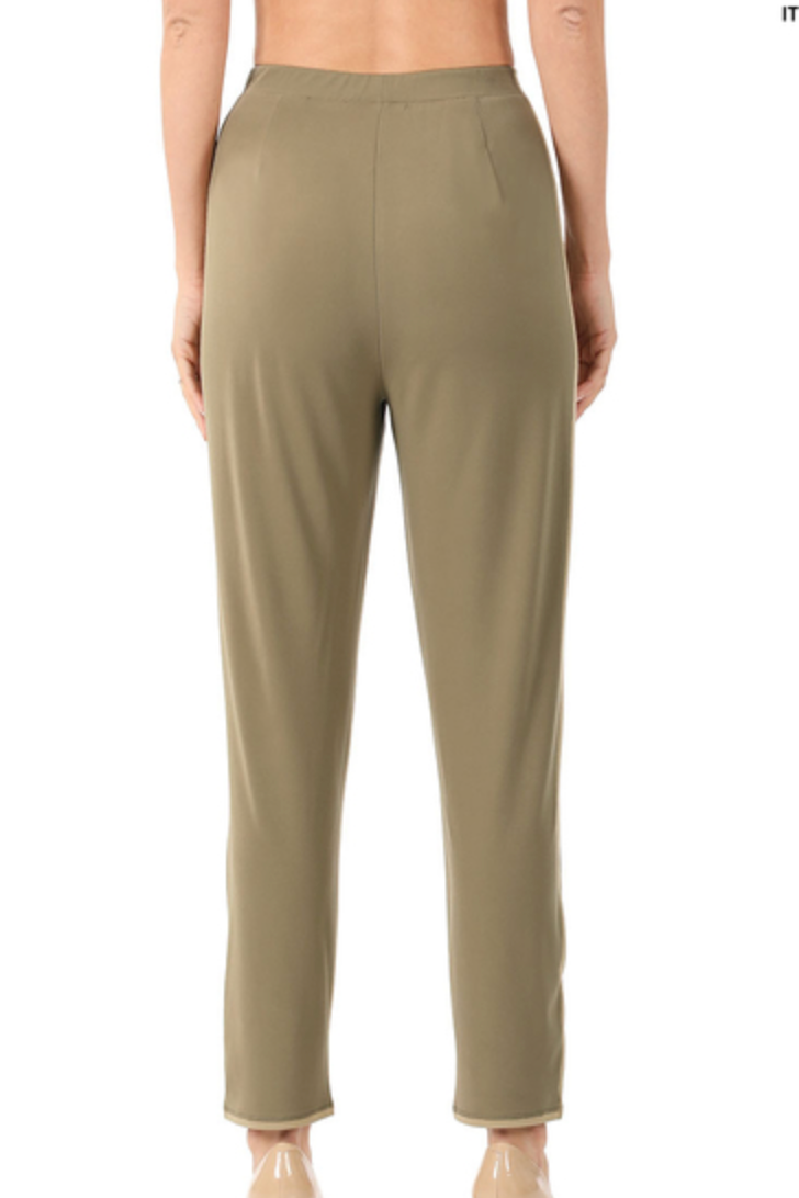 PLEATED  WAIST PANTS