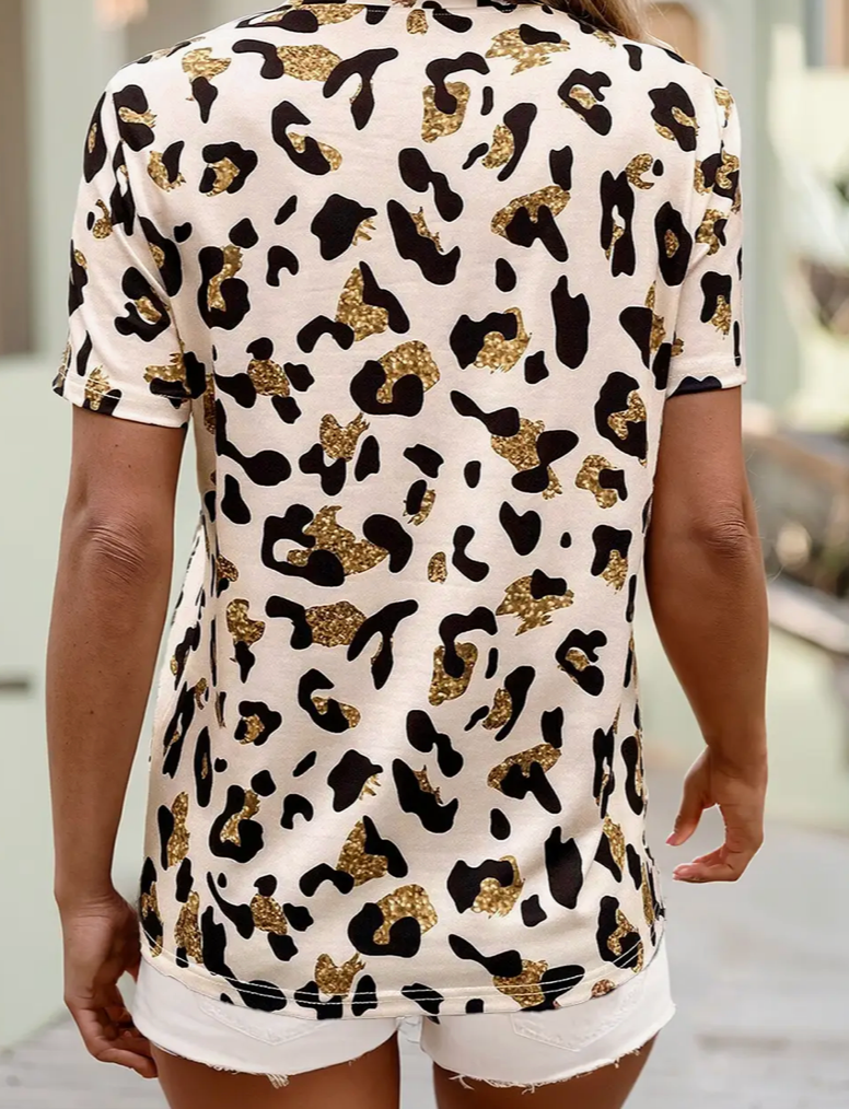 LEOPARD RDNECK TSHIRT