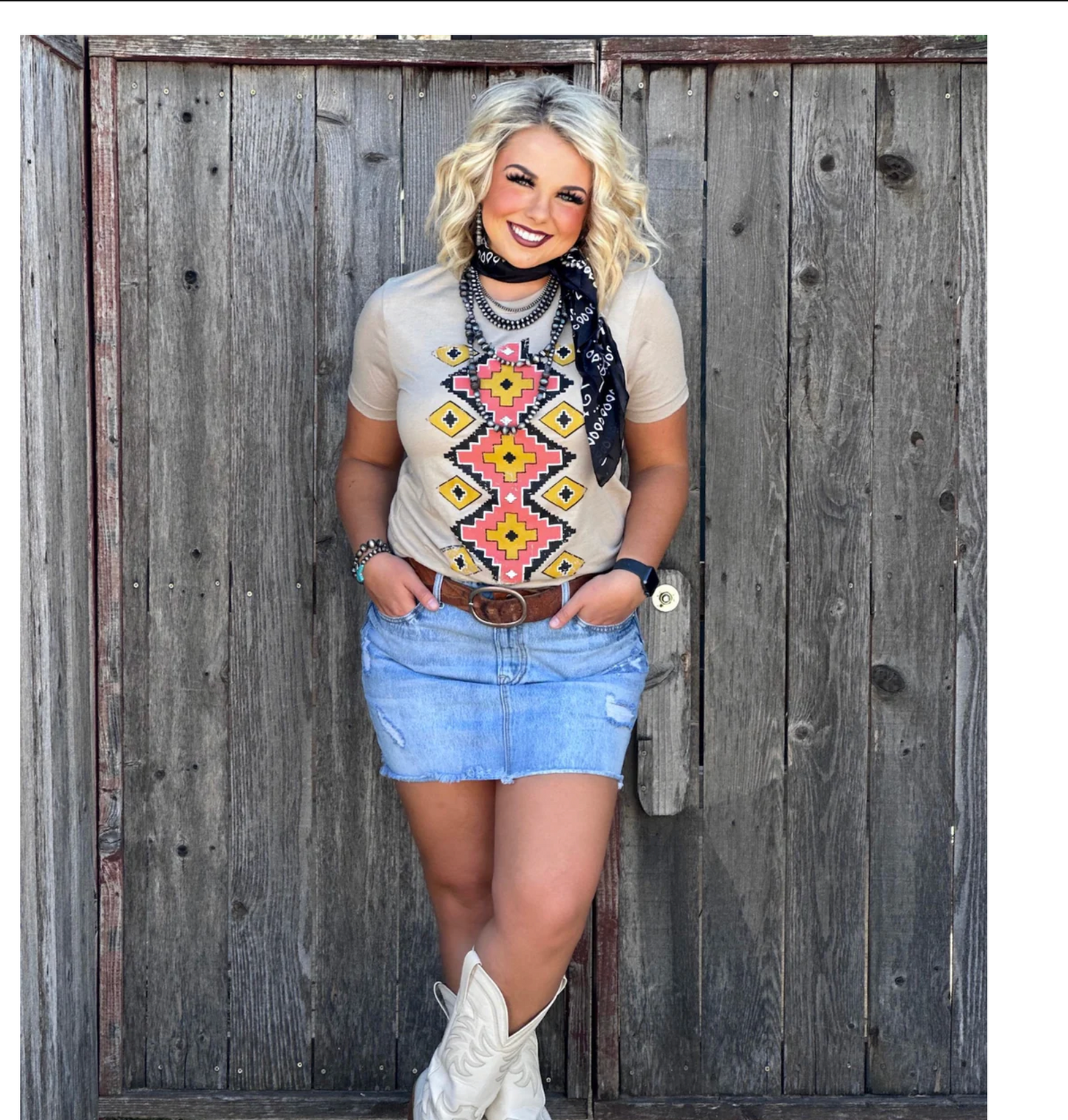 TROUBADOUR AZTEC TEE