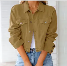 DENIM BUTTON JACKET