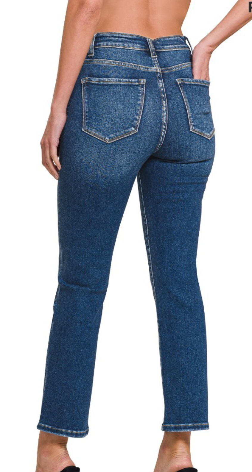 CROPPED BASIC DENIM