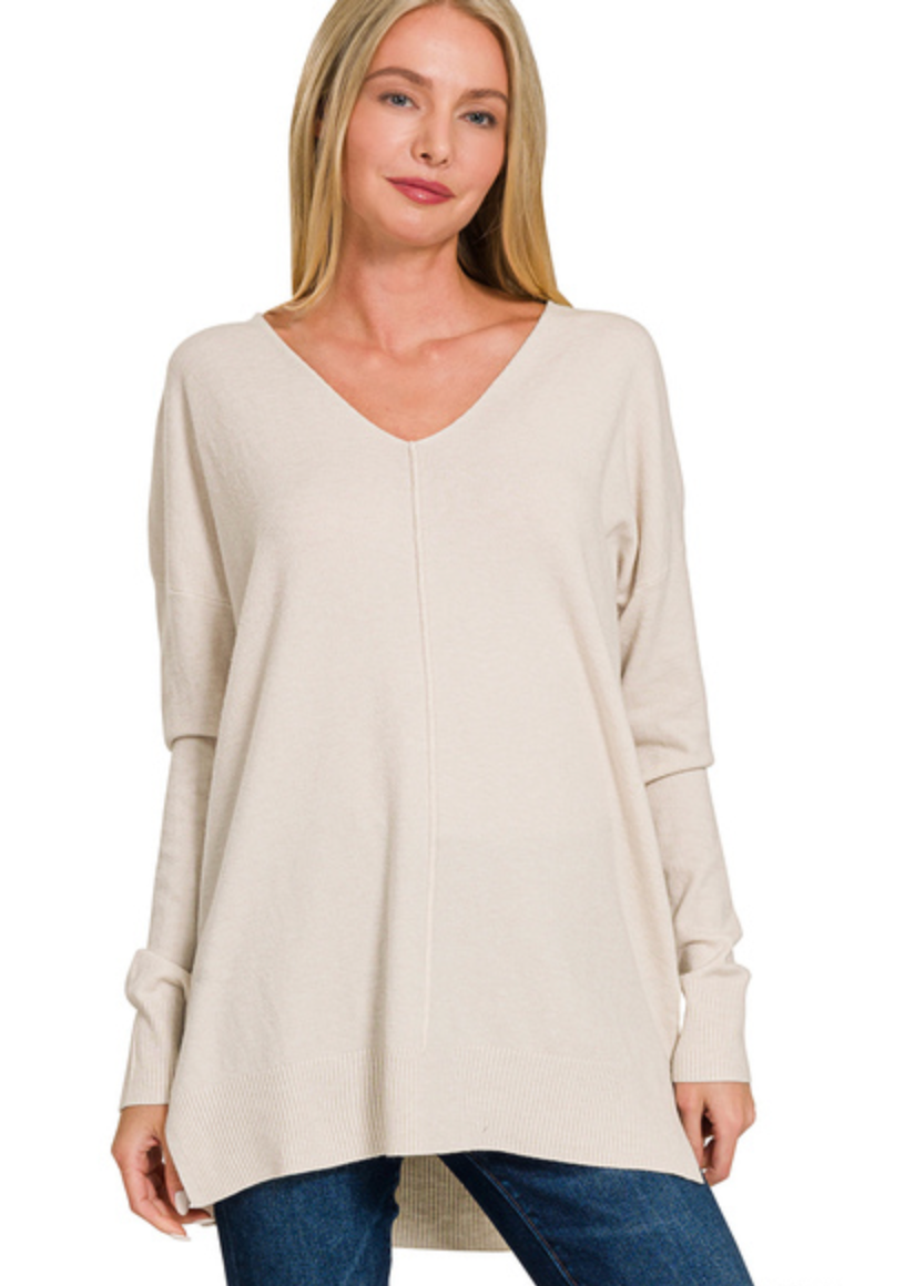 FRONT SEAM SWEATER