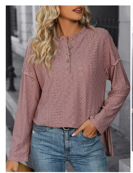 KNITTED JACQUARD TOP