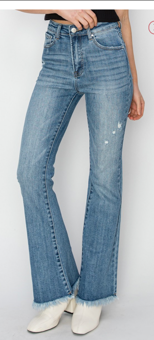 HR VINT FRAYED BOOTCUT