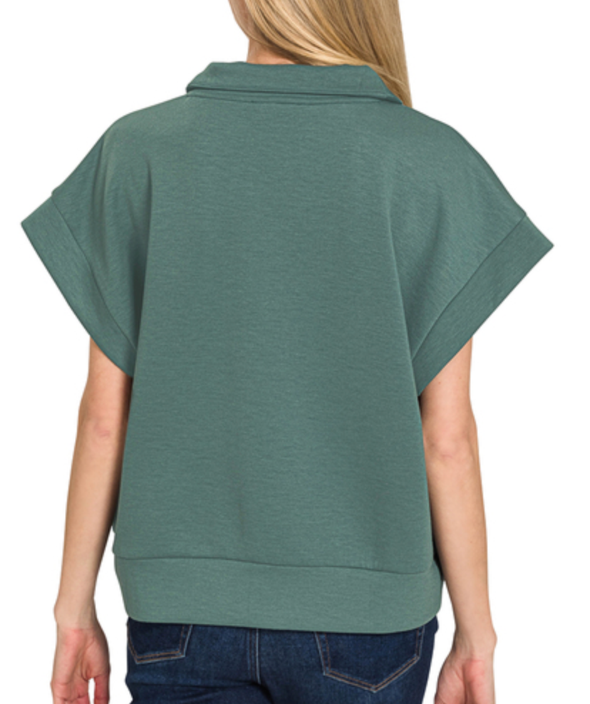 SCUBA HIGH NECK HALF-ZIP VEST