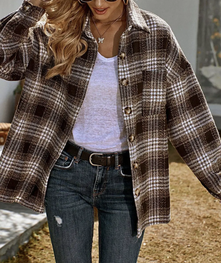 LG PLAID VINT 059SHACKET