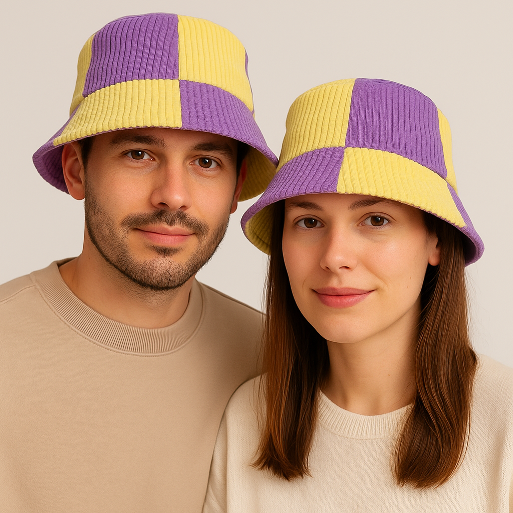 2 TONE CORDUROY BUCKETHAT