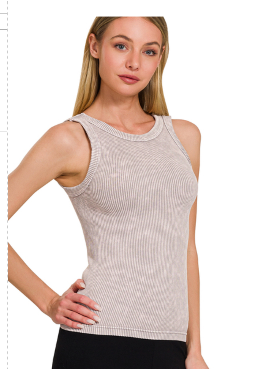 RIBBED WSHD 2WAY TANK