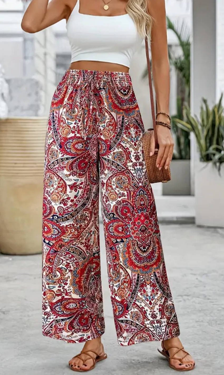 BOHO WIDELEG PANTS