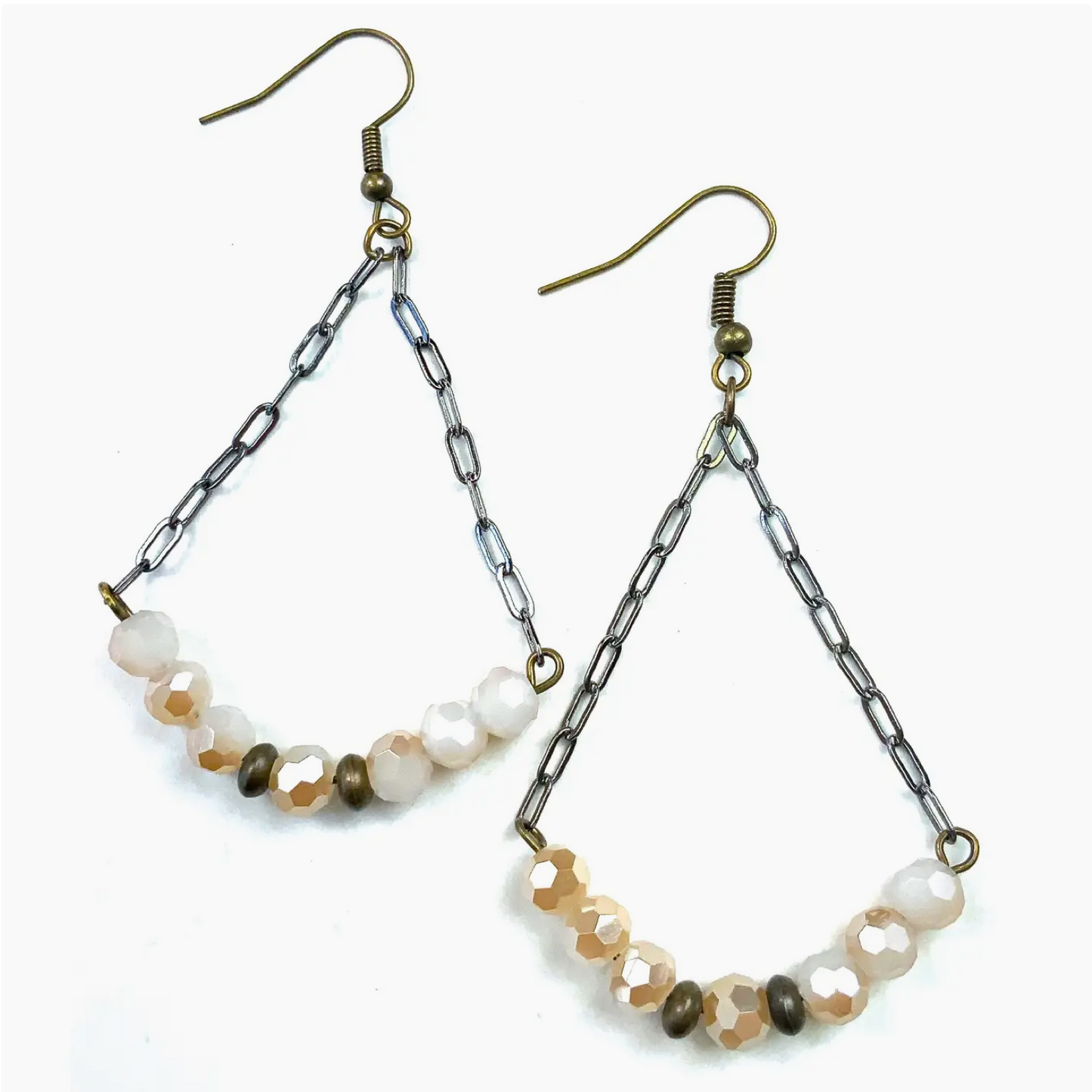 TRI-ARCH DANGLE EARRINGS