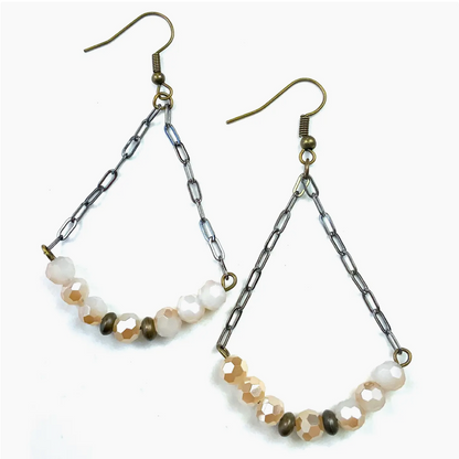 TRI-ARCH DANGLE EARRINGS