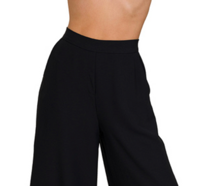 ELASTIC WAIST WIDE LEG