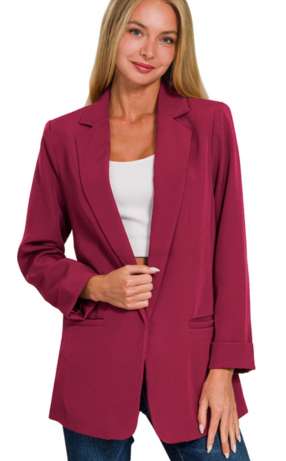 LONG SLV CLASSIC BLAZER