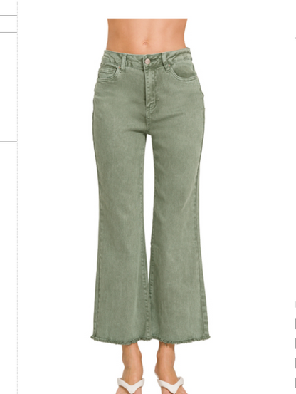 HR FRAYED HEM BOOTCUT