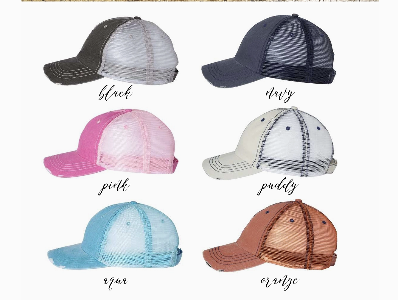 LEATHERETTE TRUCKER HAT